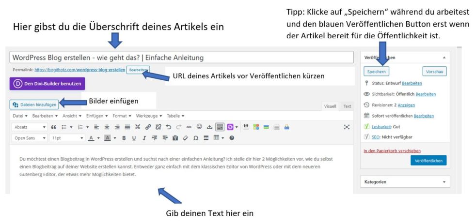 WordPress Blog Erstellen - Wie Geht Das? | Einfache Anleitung