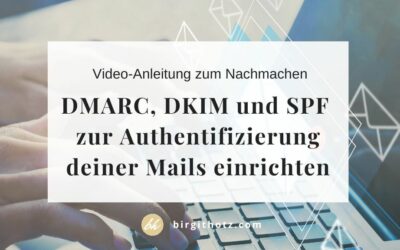 SPF, DKIM und DMARC für Active Campaign in All-inkl.com erstellen